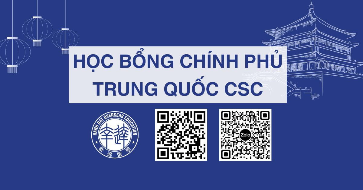 Học bổng chính phủ Trung Quốc CSC